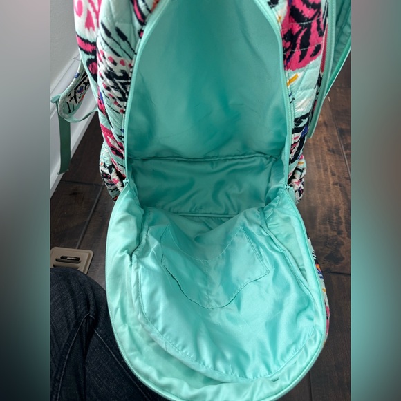 Vera Bradley Pueblo Backpack Laptop Bag Size XL Full Size and Mini Purse Set - Picture 6 of 12
